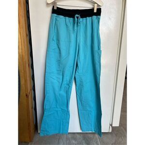 Scrubstar Turquoise Scrub Pants Woman’s Size Small